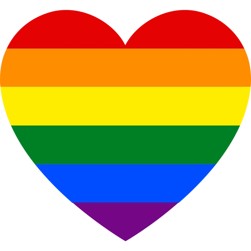 Regenbogen-Herz