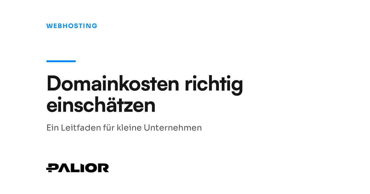Kosten für Domains realistisch planen: Tipps für kleine Unternehmen