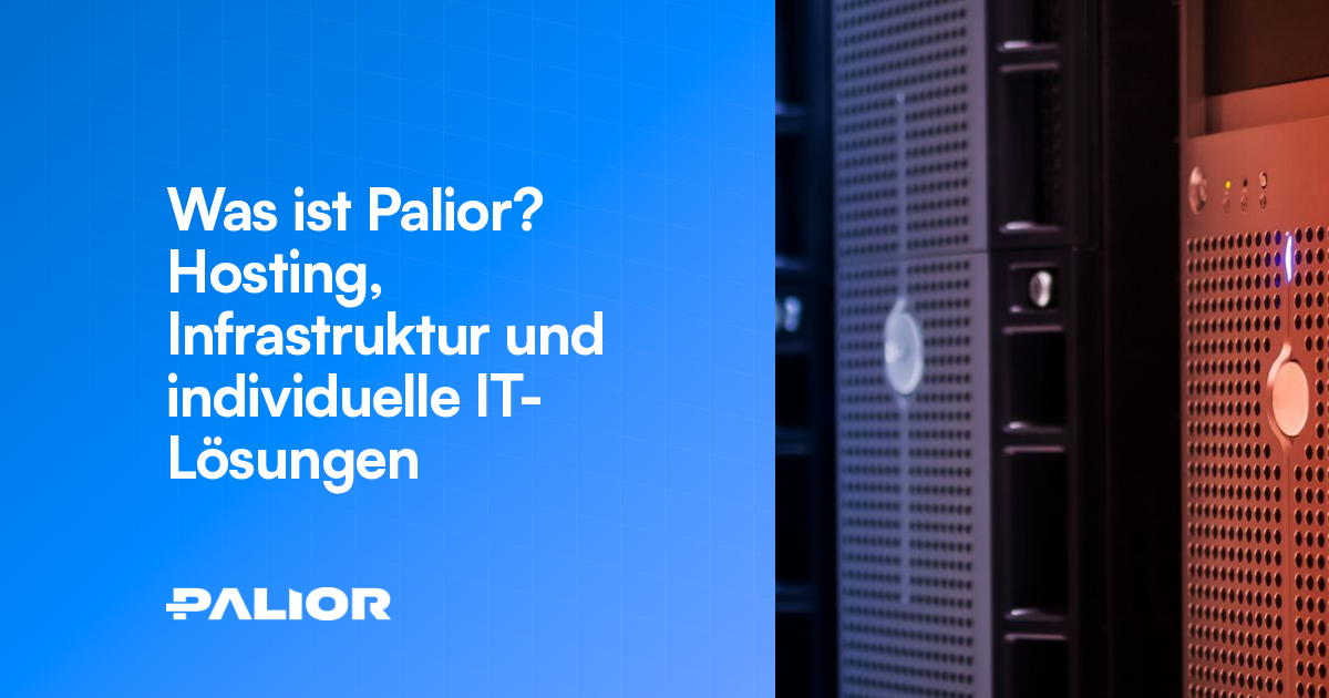 Was ist Palior? Hosting, Infrastruktur und individuelle IT-Lösungen